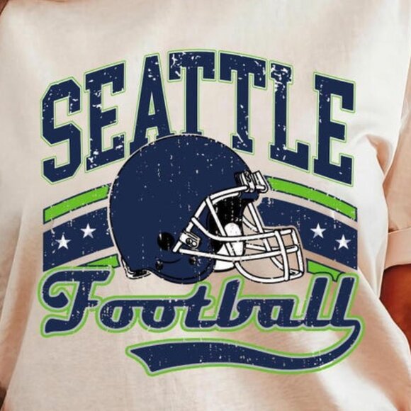 Seattle Seahawks Football Shirt - Retro Fan Gift 170 - Picture 2 of 5